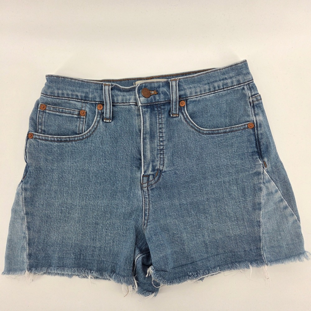 Madewell Denim Cutoff Shorts 25 Distressed Frayed‎ Hem Blue
